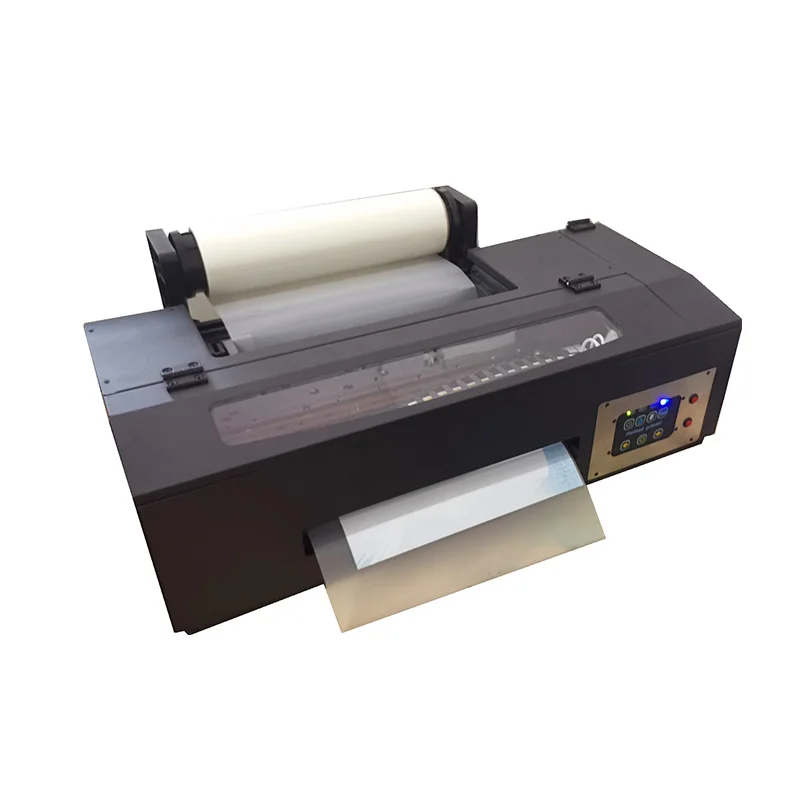 13Inch Roll to Roll Home Textile Product Machinery 3D Dtf Printer A3 Impressora Epso Black T-shirt DIY Customized Print Business
