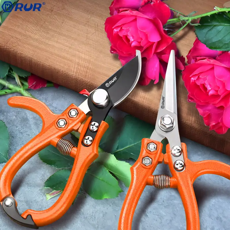 Horticultural and floral arrangements Picking scissors,Garden tools,Portable lock, easy to use,  Storage safety.