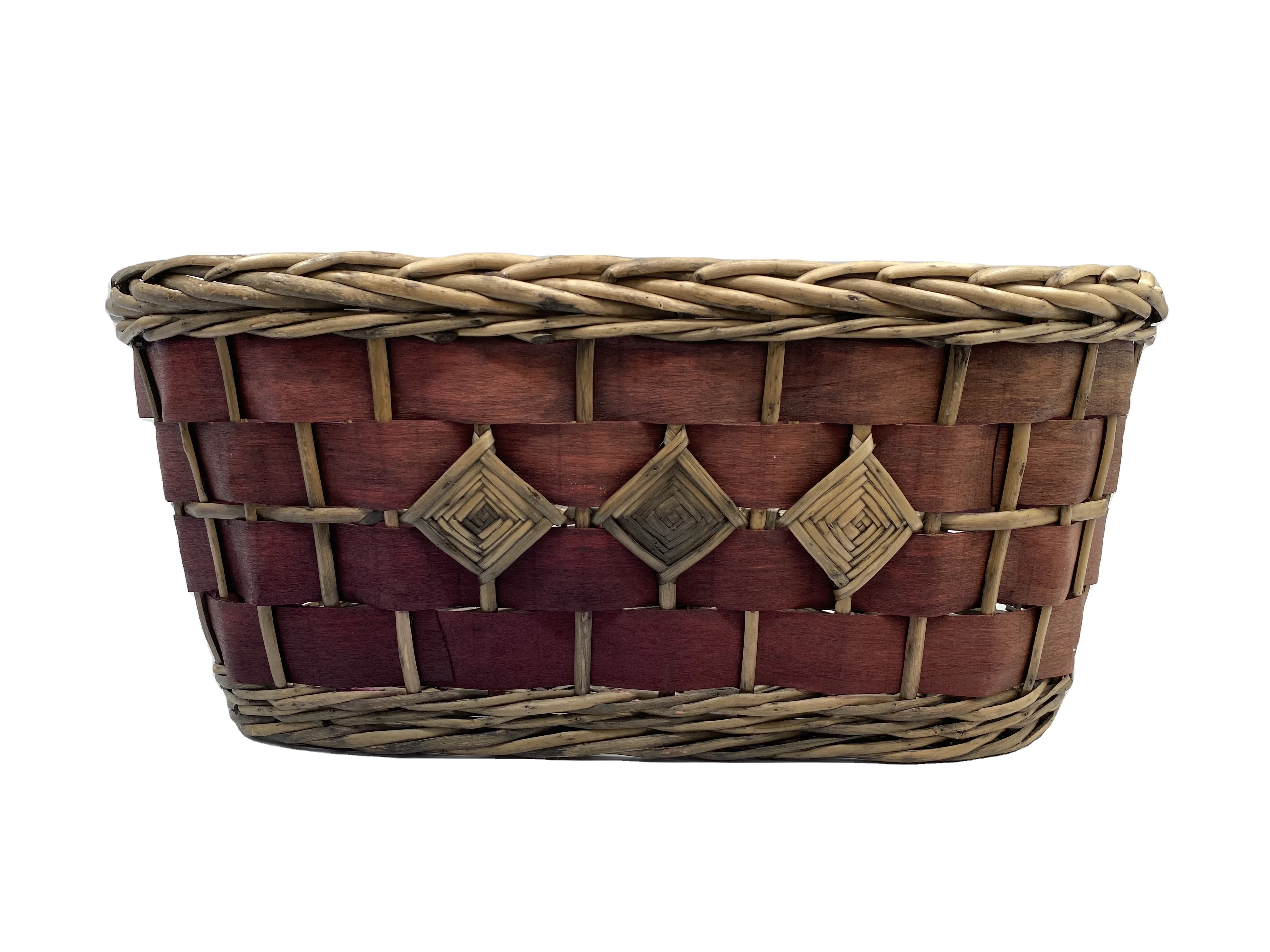 Cheap willow wicker Flower/Fruit Basket Natural colour shopper wicker baskets
