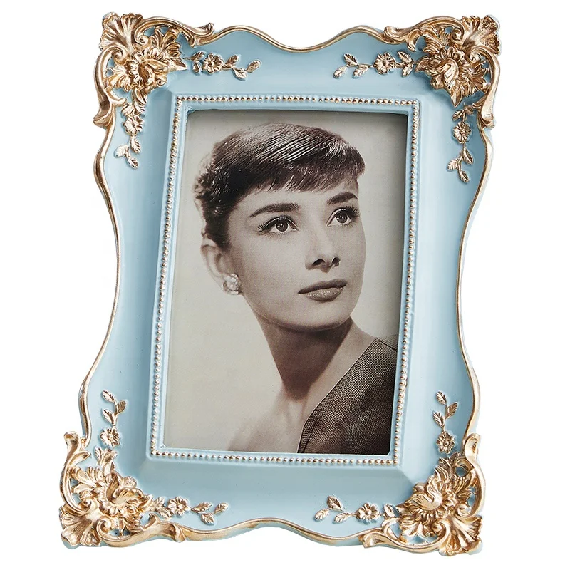 Custom Size vintage antique gold  plated picture photo frame