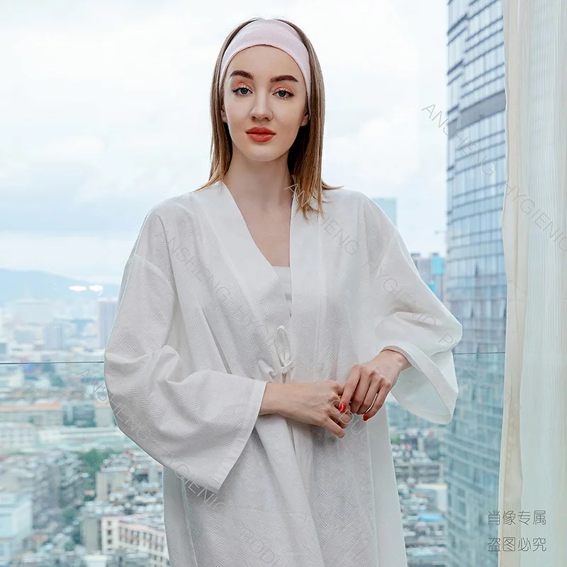Disposable Bath Skirt Bath Towel Wrap Towel Tube Top Beauty Salon Hotel Massage Sauna Spa Bath Clothes Soft Disposable Bathrobe