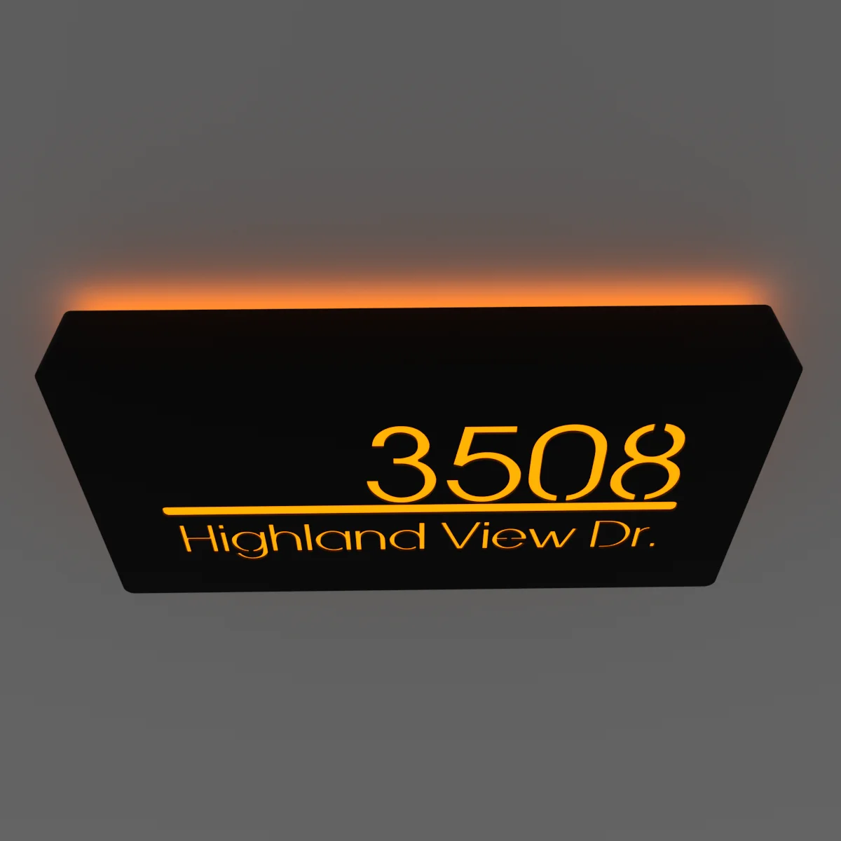 Advertising Light Boxes Acrylic Facade Lighting Radiant Led Letter Sign Stainless Steel Halo Lit Logo For Studio Office