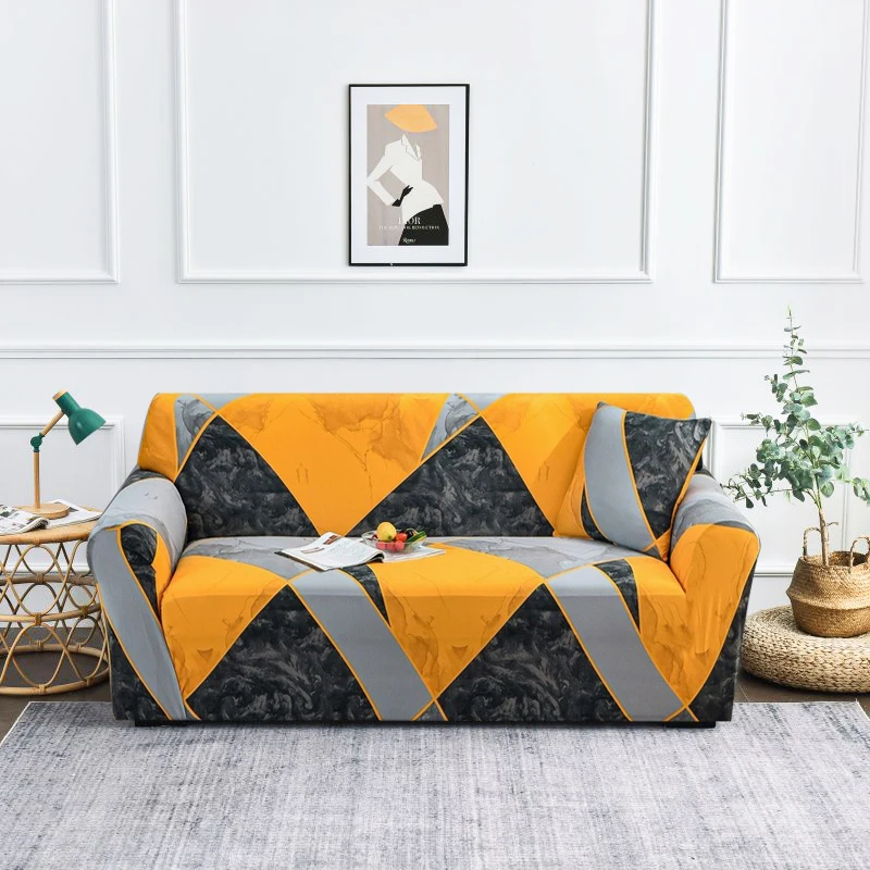 New Universal Stretch Print Sofa Cover Stretch Couch Cover Sectional Sofa Slipcover Elastic Couch Sofa Covers Elastic Stretch