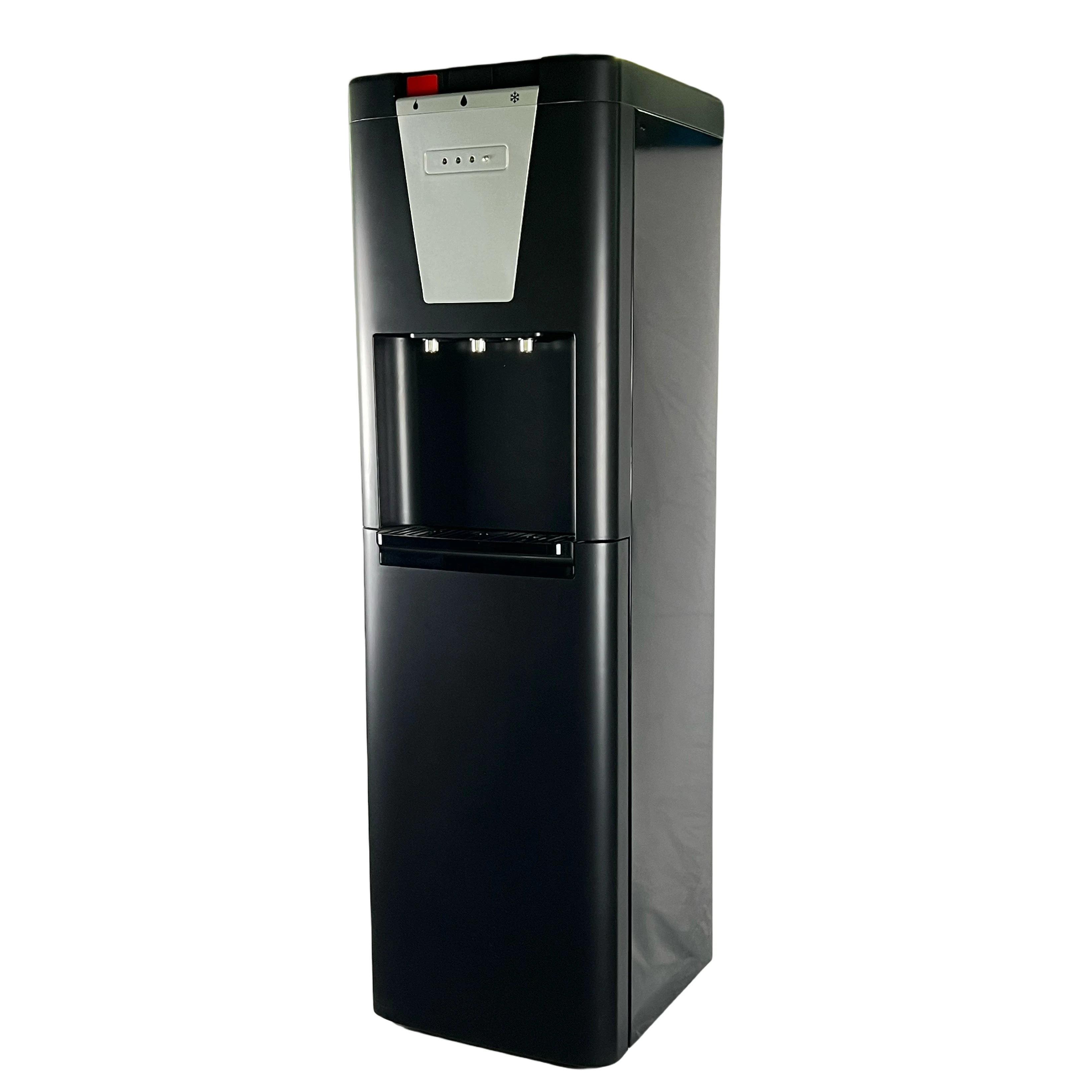 Luxury Vertical Water Dispenser Compressor Refrigeration Cold Hot Temperature Button Stand Electric Plastic Housing-Popular