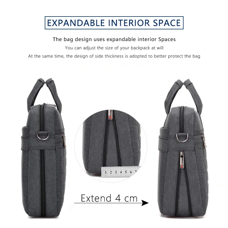Newest Shockproof laptop bags & covers Waterproof shoulder bag business briefcase laptop sleeve 13/14/15/17