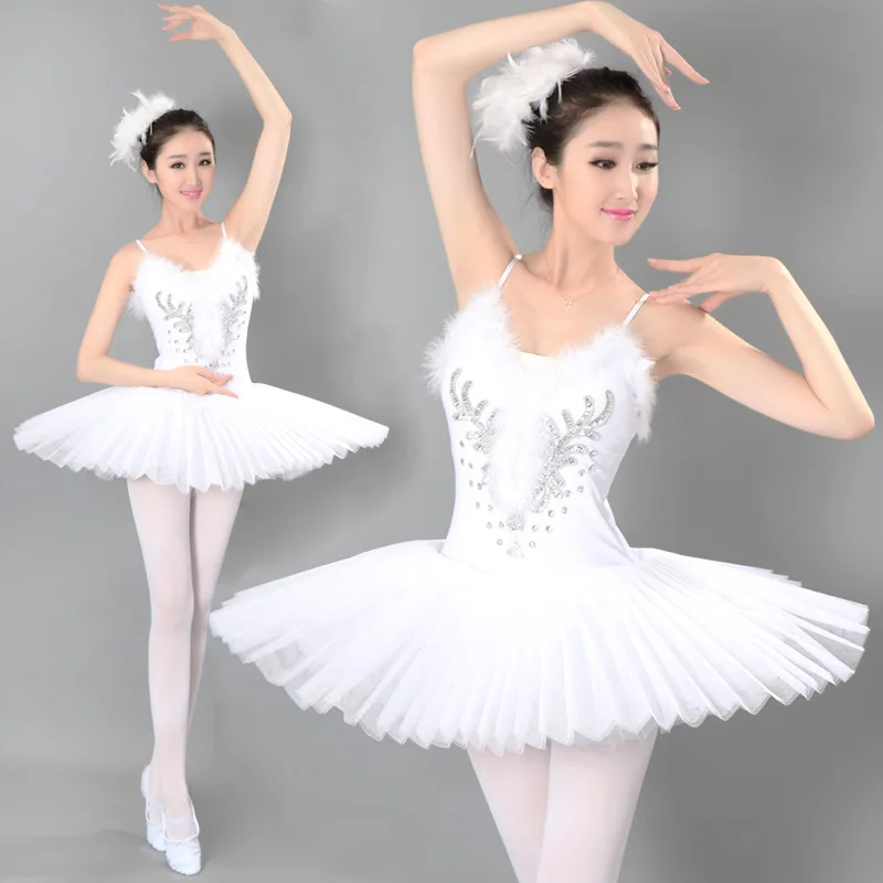 Factory Directly Wholesale White Ballet Adult Tutu Short Skirt Fluffy Dance Costume Fairy Princess Costume Ballet Tutu
