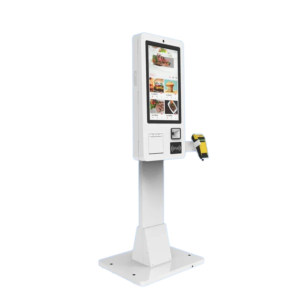 21,5/23,6/32 дюймов self заказа сенсорный экран киоск для ресторана напольные самообслуживания заказа машина POS NFC QR код