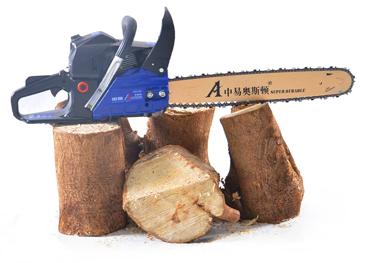 Big Power Petrol 72 cc Gas Chainsaw Big Log Chain Saw Cutting Machine