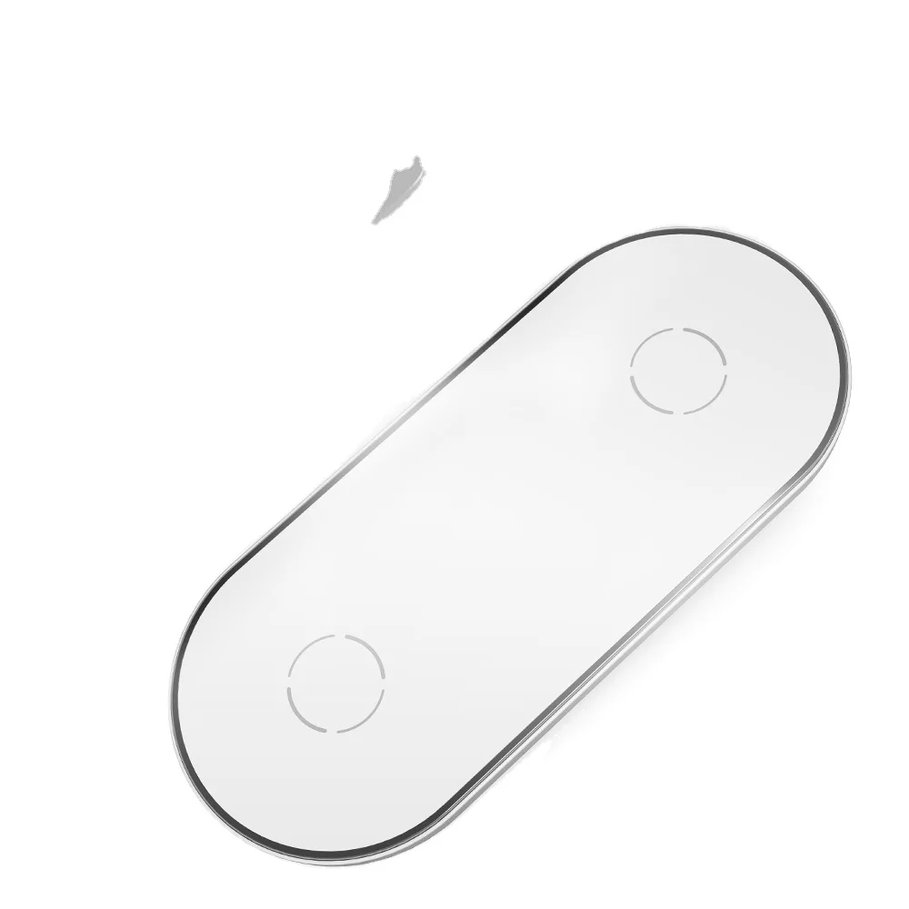 20W Qi Fast Dual Wireless Charger custom qi wireless magnetic induction charger for samsung