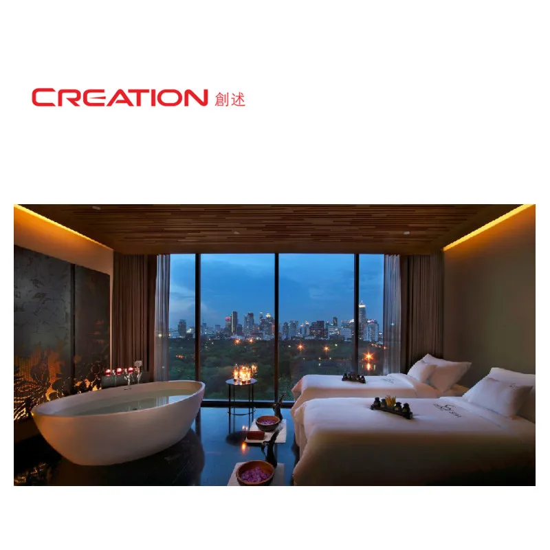 CREATION Thailand Sofitel Hotel Wood Wholesale Hotel Furniture Bedroom