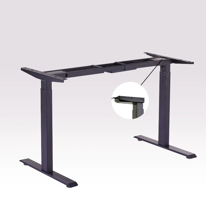 Lifting Range Double-Motor Sit Stand Office Computer To Table White Electric Smart Modern Adjustable Height Work Standing Frame
