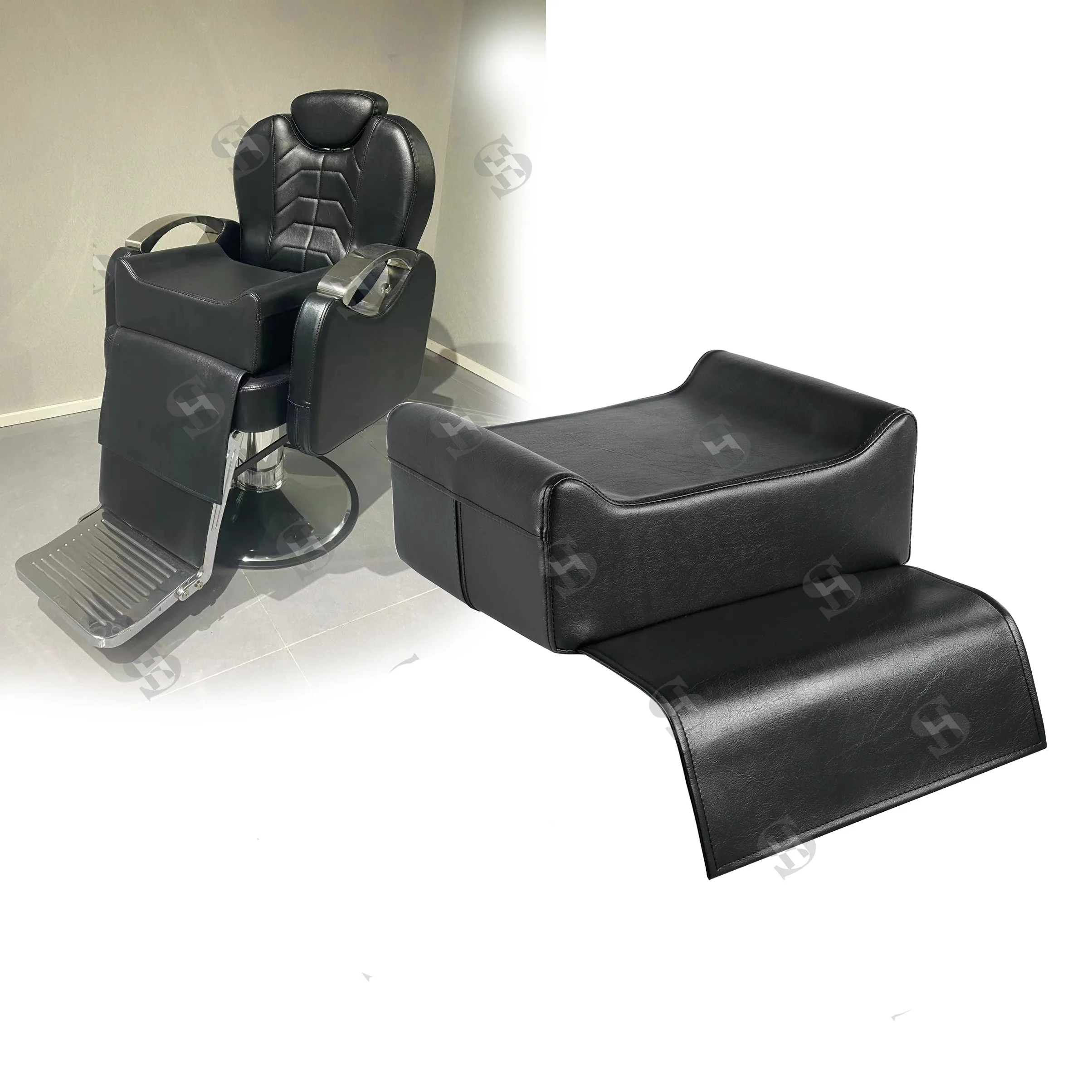 Wholesale Children Leather Cushion Pads Salon Booster Seat Cushion for Kids Styling Chair