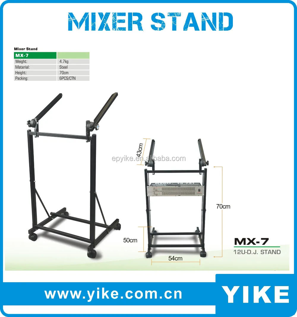 Stable equipment rack DJ Mixer Stand practical