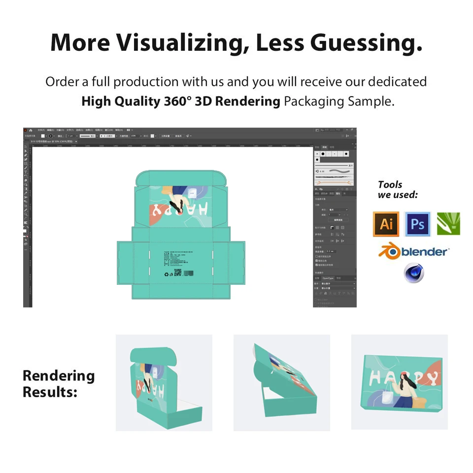 Индивидуальные гофрированные складные упаковочные коробки отправка почтовых ящиков с индивидуальным логотипом