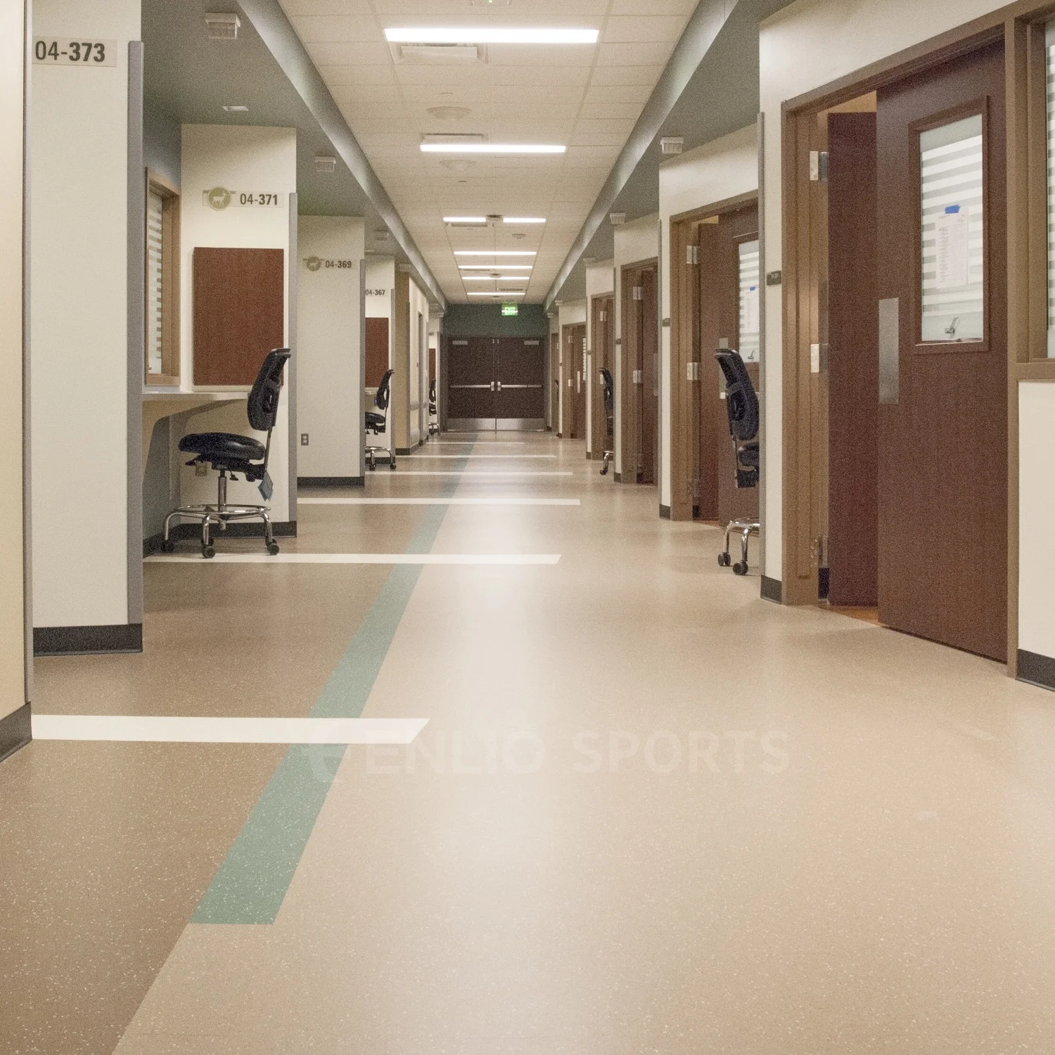 Enlio Waterproof Homogeneous Pvc Floor Roll  Vinyl Pvc Sponge Flooring Roll Plastic Hospital Floor