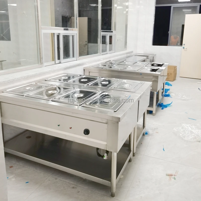 Настраиваемый бак 2 3 4 5 8 12 Коммерческая электрическая горячая еда Bain Marie Подогреватели для еды коммерческий Ресторан