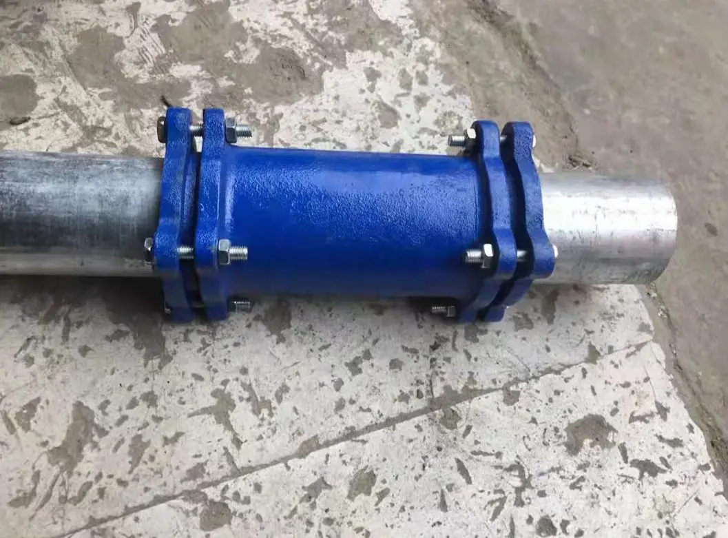 ZFJ sleeve type Dresser Coupling Ductile Iron Universal Flexible Connection Dresser Pipe Coupling Joint for Pvc Pipe