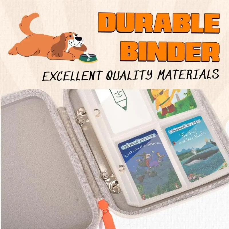 Card Case for Yoto Card Binder Album Pouch Storage Organizer Sleeves Portable Soft Zipper Folder for Yoto Player Audiobook Card