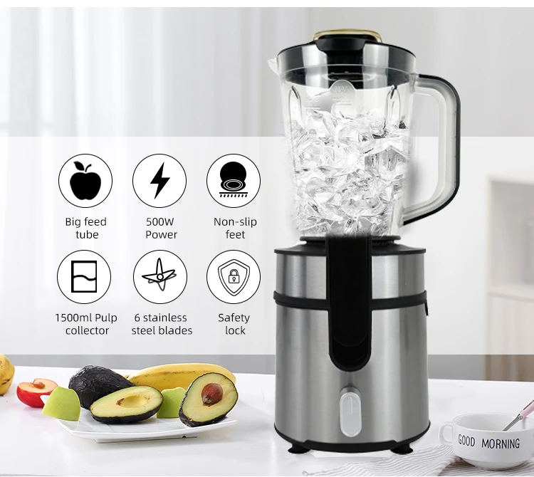 Promotion price 3 in 1 electric blender fresh fruit juice blender kitchen heavy duty commercial electric mixer blender machine
