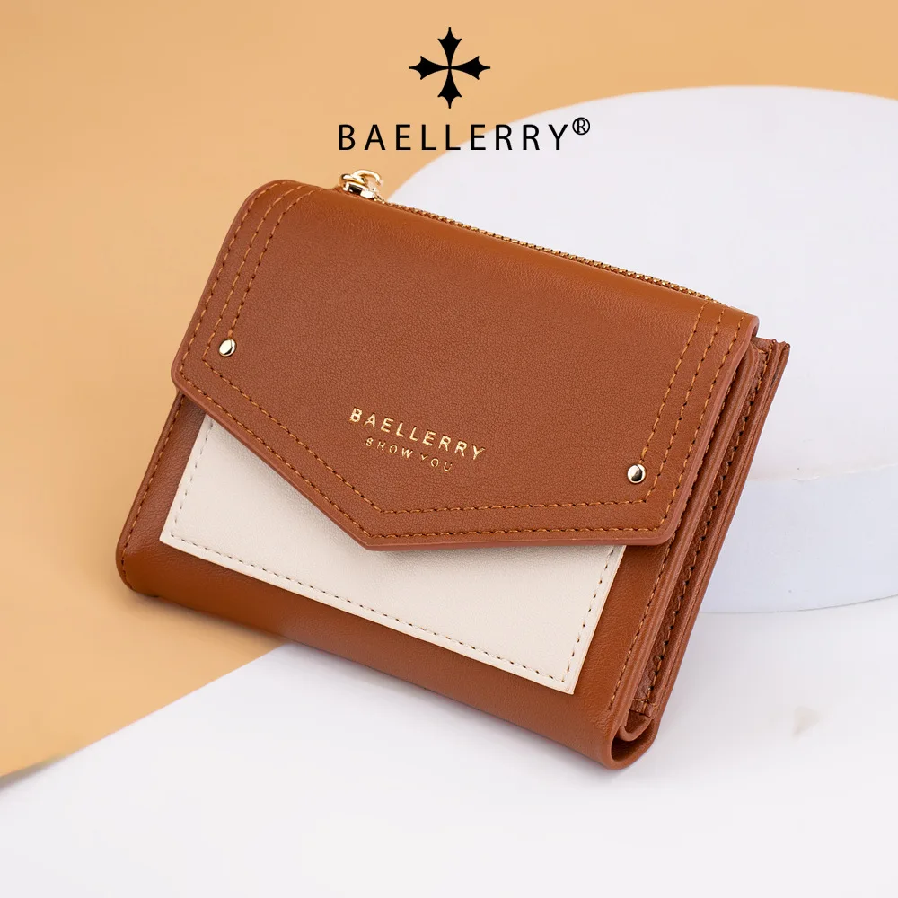 Women Wallet New Korean Style Short Fashion Girls Wholesale Small Square Bags Lady Design Purses For Females