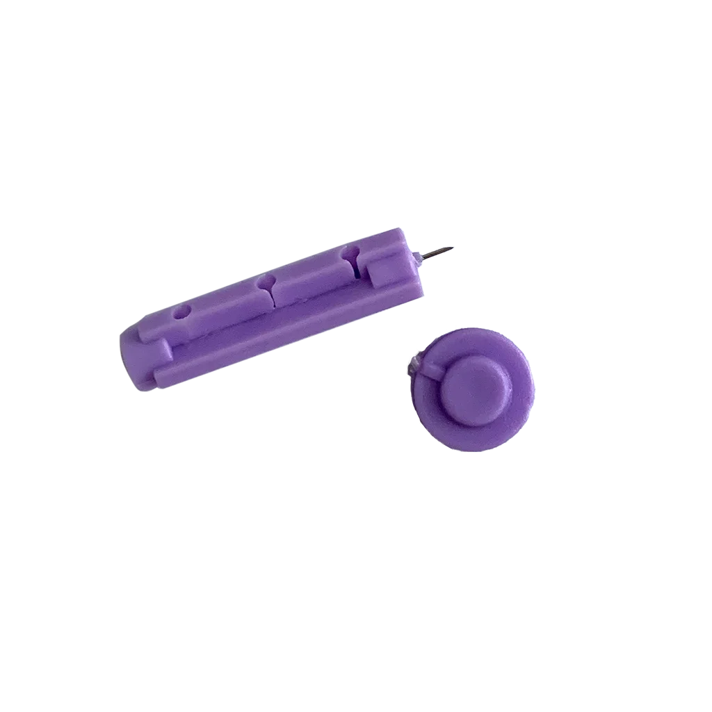 Одноразовый пластиковый ланцет для крови с иглами из нержавеющей стали