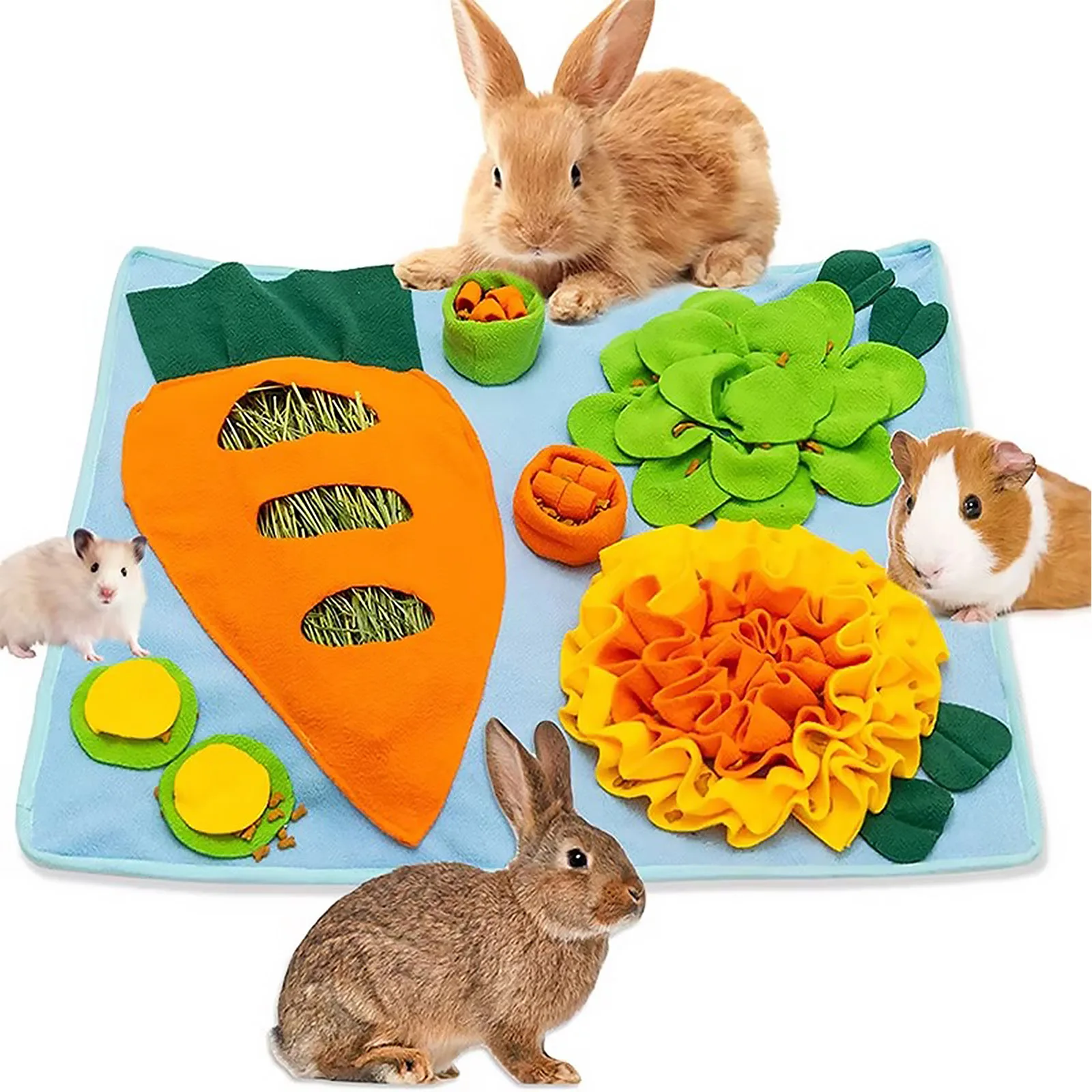 Wholesale Dog Snuffle Mat Interactive Puzzle Toys Multiple Breeds Encourages Natural Foraging SkillsTraining and Stress Release