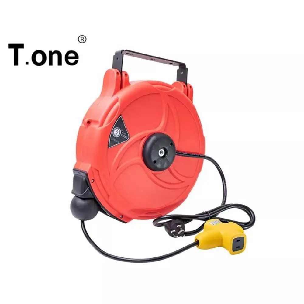 Extension Automatic 15M Mini Retractable Hose Reel Heavy Duty Plastic Cable Reel Electric Hose Reel