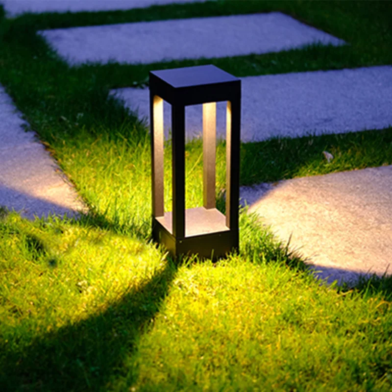 outdoor garden solar led lawn bollard light 220v lumind garden lamp outdoor villa lawn light guide landscape bollard lawn light