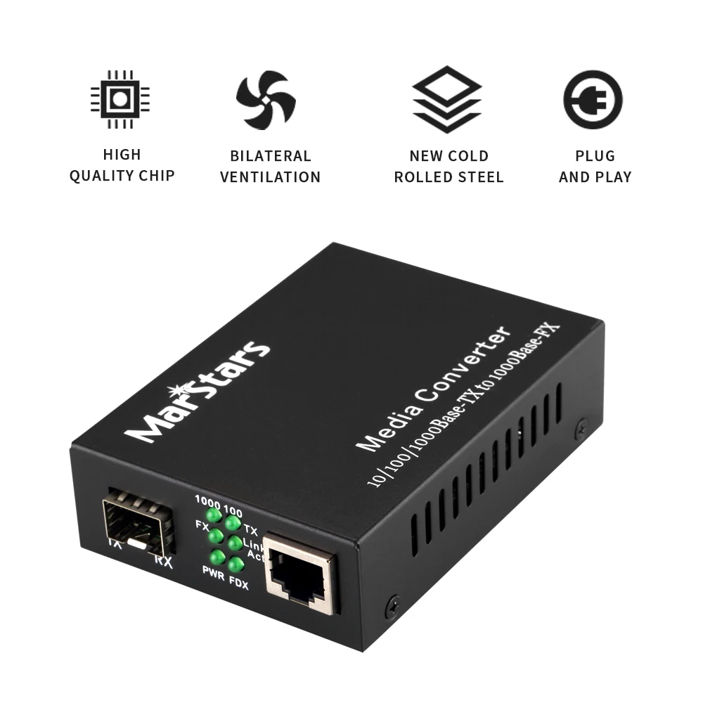 High Quality Fiber Optic Extender Female Media Converter Waterproof Connector