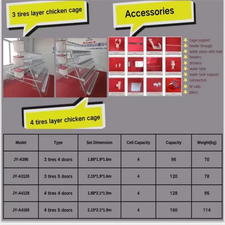 Pakistan Layer Chicken Cage Poultry Farm Automatic H Type Chicken Layer Cage
