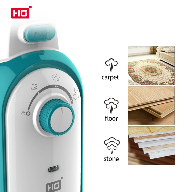 Household electric Replaceable head Multifunction Detachable Smart Living Floor Steam Mop Cleaner