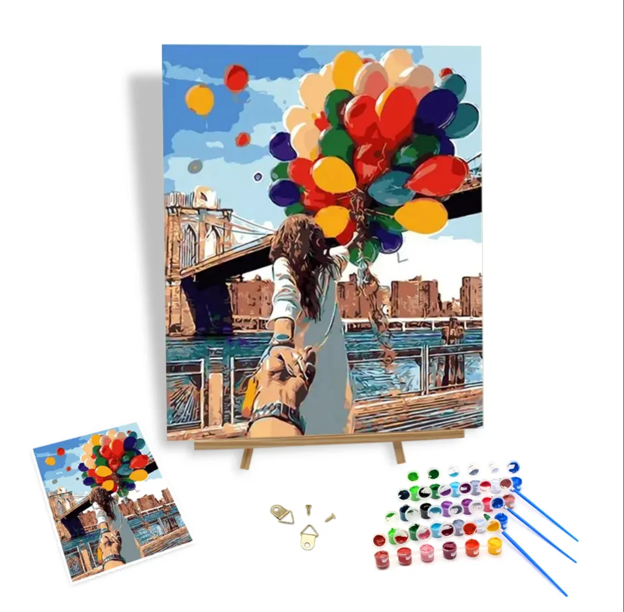 Wholesale DIY Painting by Numbers with Custom Canvas Frame Customizable Oil Paint Adults Landscape Anime Subjects Fabric Medium