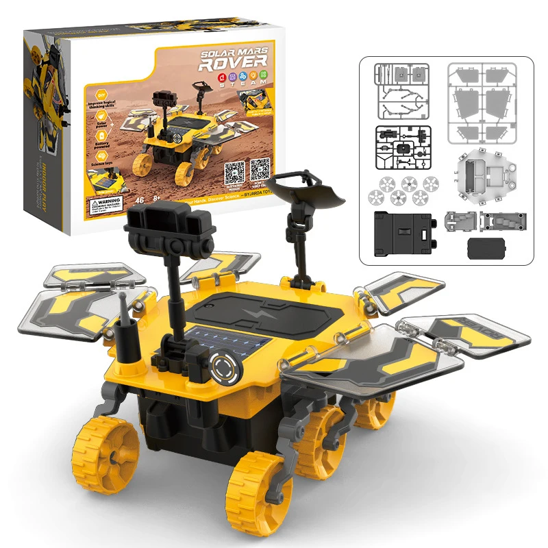 Wholesale Kids Assemble Solar Powered Mars Rover Car Model Children Explore DIY Engineering Kit Science Experienment Project Toy