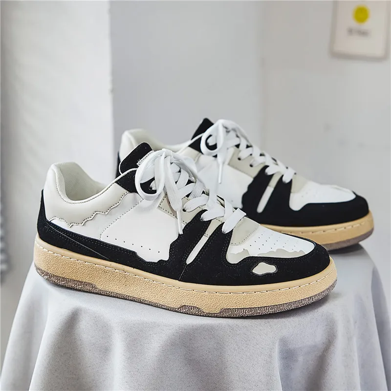 Basketball Style Shoes Sport Running Sneakers with Plastic Upper Design Men's Custom Logo Casual Rubber Summer Shoes