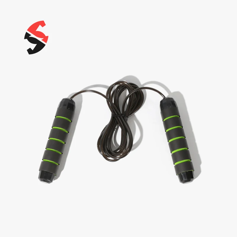 Adjustable Home Fitness Heavy Duty High Speed Jump Rope Skipping Rope With Ball Bearing