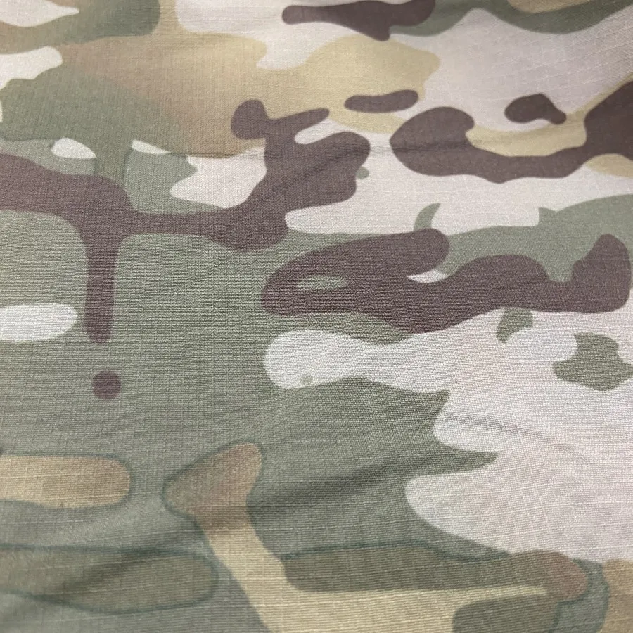 94% polyester 6% spandex camouflage 4 WAY stretchable ripstop fabric