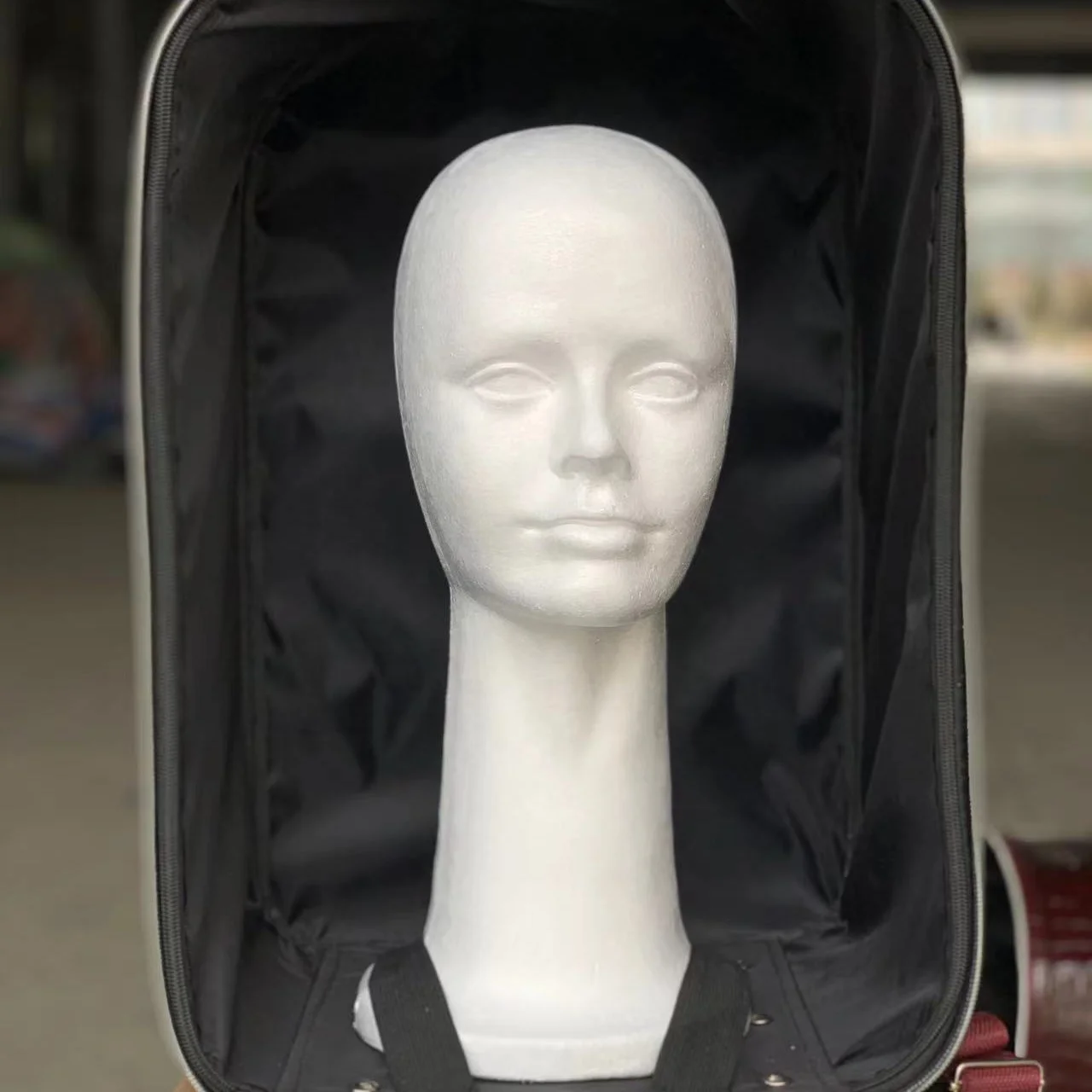 Multi-purpose Travel Wig Bag Organizer Protective Wig Storage Case Custom Wig Hair Holder Case