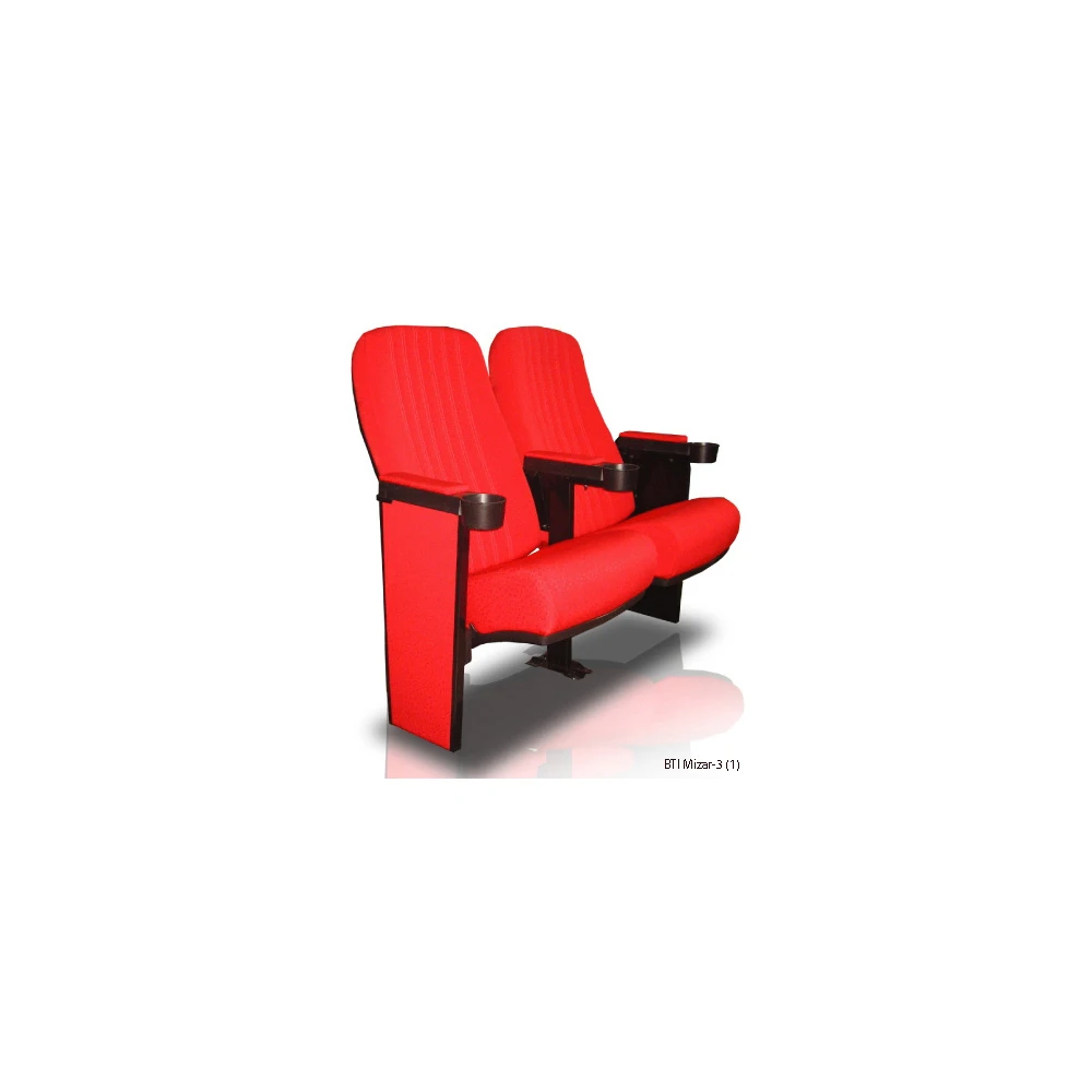 Auditorium Chair MIZAR 3 A Lecture Hall Long Lasting Solid Material Strong Metal Pedestal High Comfort Moulded Foam