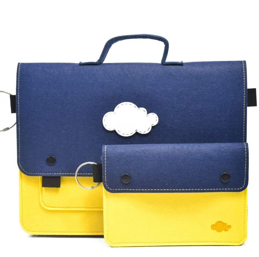 2022 new felt handbag computer bag cartoon flat protective cover