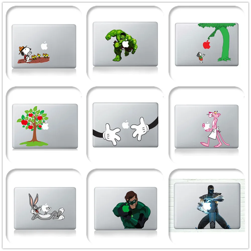 Laptop Decoration Decals Wraps Sticker Logo Clear Sticker Skin for Macbook Ce OEM Use Mobile Phone Low Price Stock Acceptable