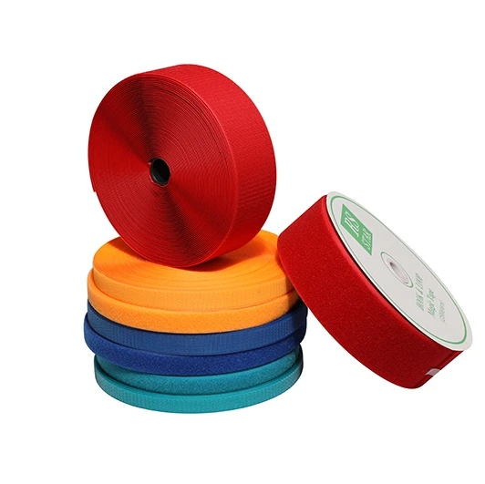 Binding belt Cable management belt Custom Printed logo Hook and loop patches fastener Beautifully Quiet Multi-color glitch