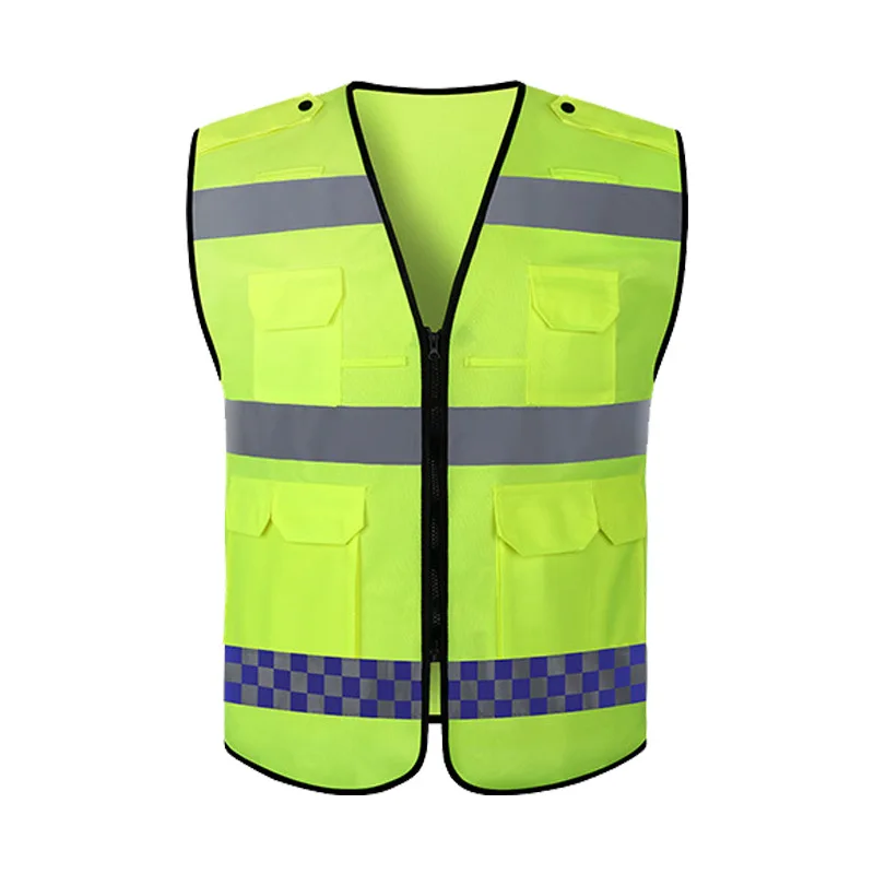 High visibility cheap costs hi-vis customize green safety vest life reflective safety vest