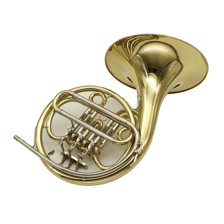 Прямая поставка с завода детский музыкальный инструмент французский рог с Золотым Лаком