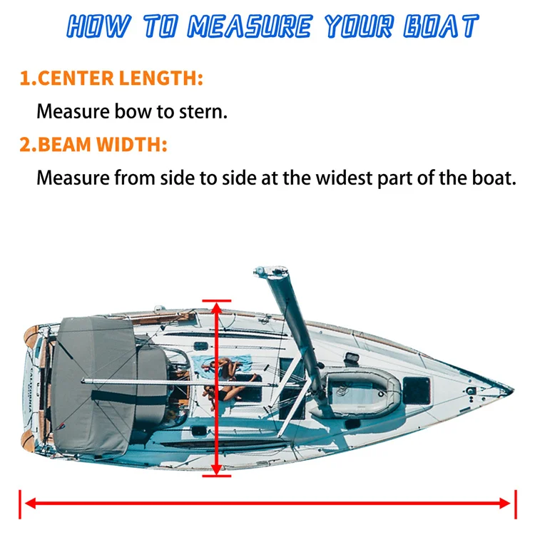 
All-Inclusive 600D 131Case Yarn-Dyed Fabricboat Airpots Outboard Engin Boat Cover 