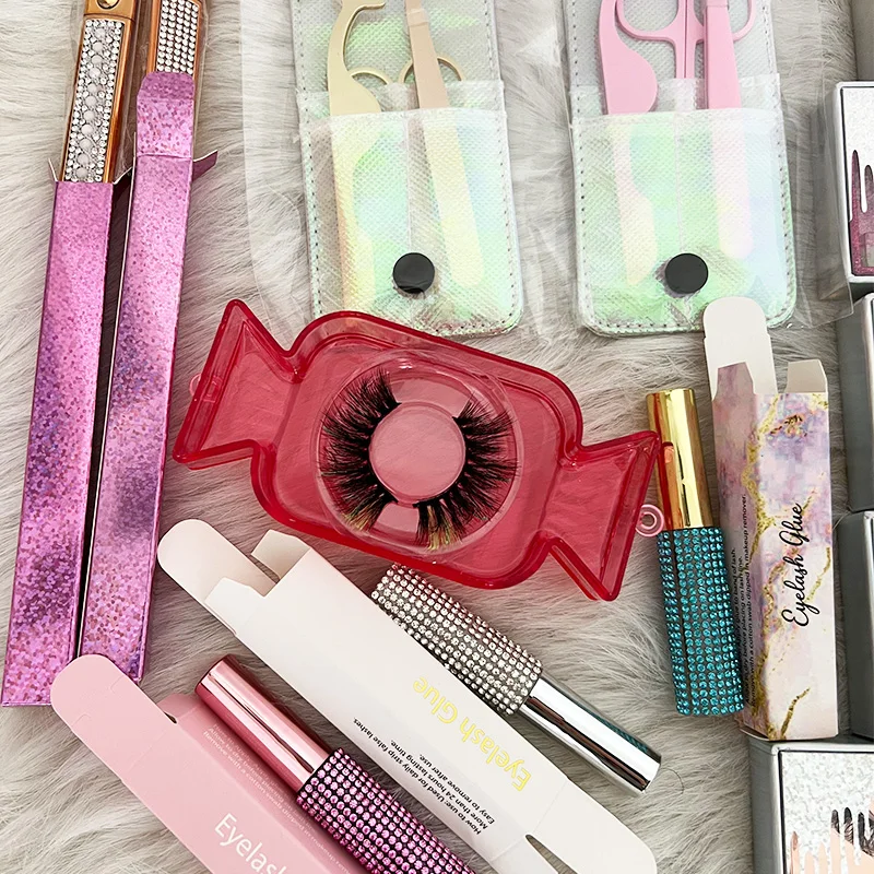 Non toxic fake eyelash adhesive lady black eyelash glue latex free lash glue with private label