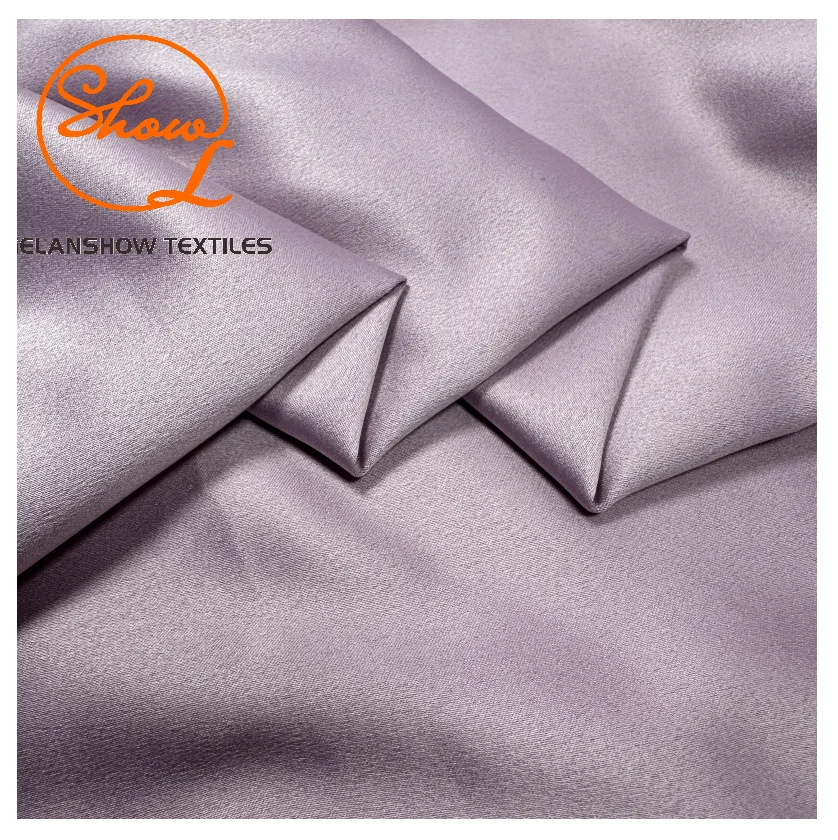 Stretch Ruyi Satin Lining Fabric 100%Polyester 50D*75D 95GSM for Premium Garment Lining, Home Textile Lining