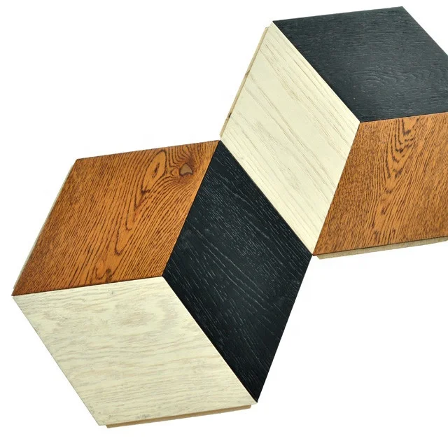 
Factory price hexagon parquet wood floor tiles 