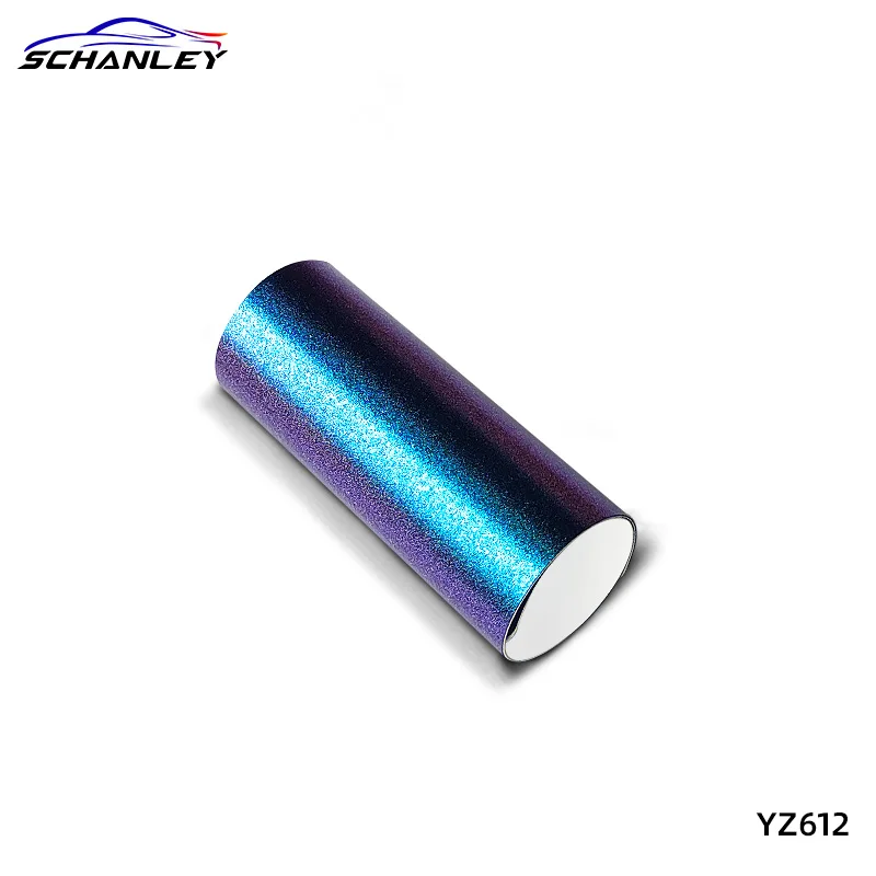 SCHANLEY Matte Chameleon Purple Blue Porcelain Manufacturer Auto Foil Vinyl Car Wrap Matt Diamond Purple Charm Red Car Protector