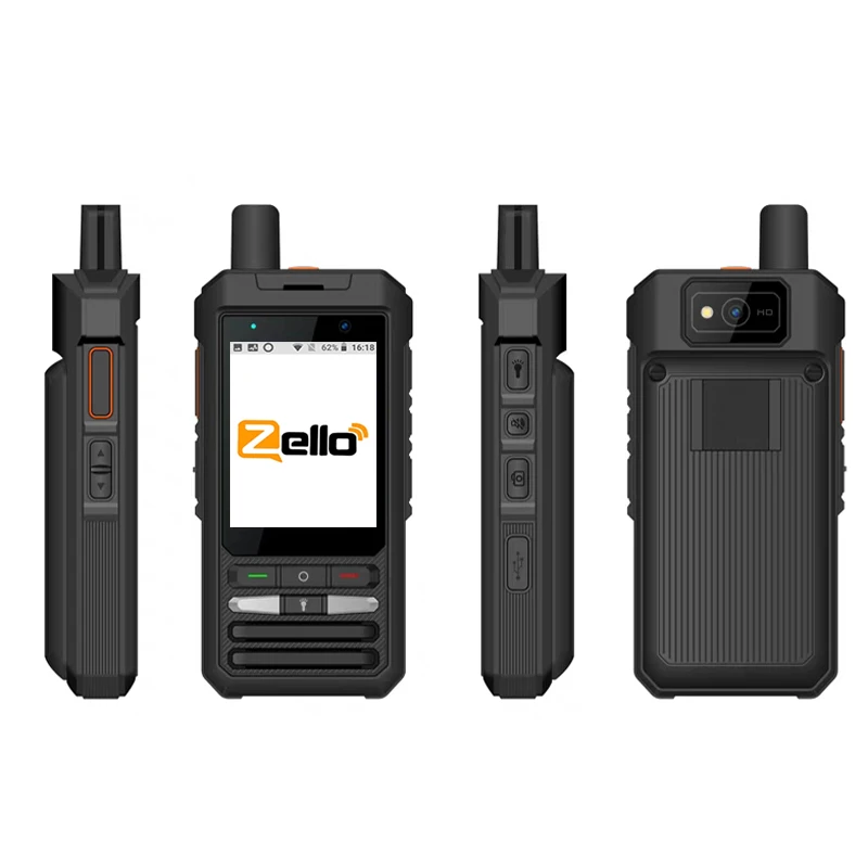 High Quality GT-3 Android 4G Ptt Cell Phone Two Way Radio Walkie Talkie Smartphone KU026