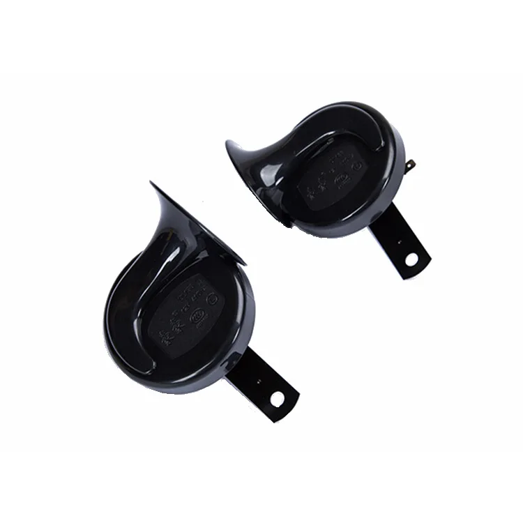 Universal sound waterproof 12/24V high and low dual tone car horn whistle electric horn car snail horn